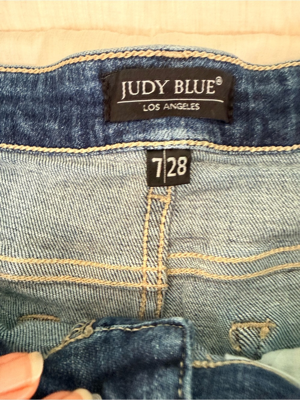 Judy Blue Boot cut medium wash denim jeans comfy some stretch tall 28x31 - Picture 6 of 10